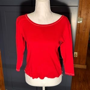 Victorias Secret Red Shirt Size M